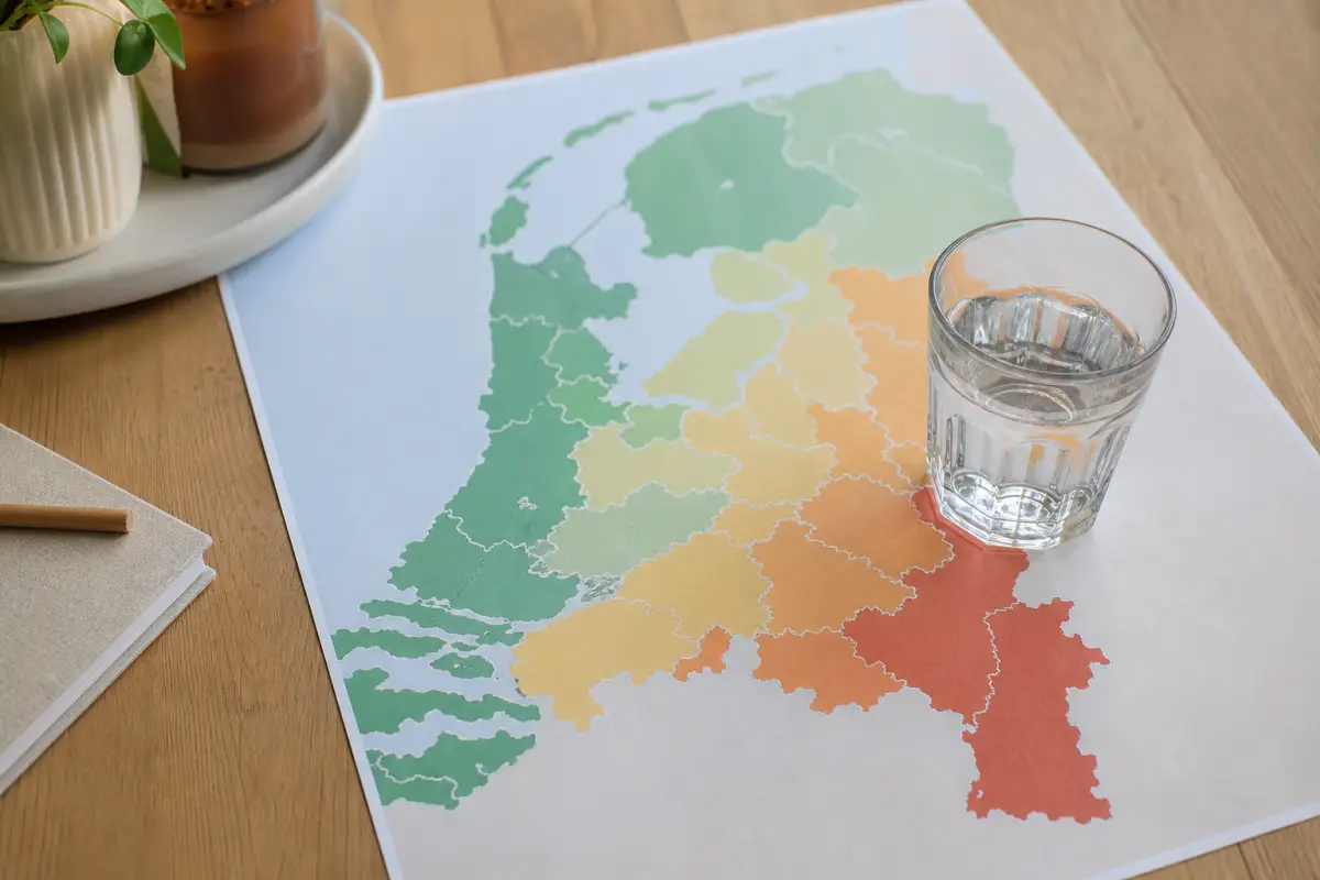 Hardste vs. zachtste gemeenten van Nederland