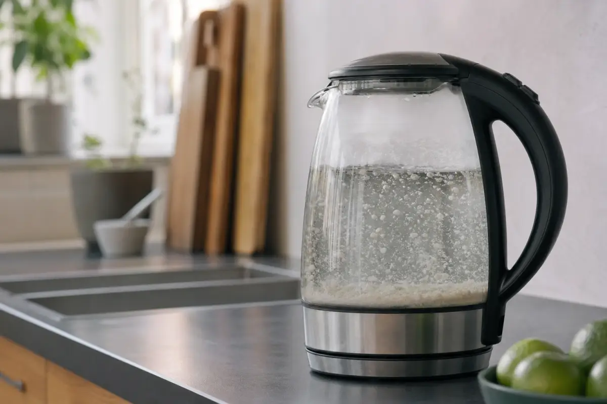 Waterkoker ontkalken: azijn of citroenzuur?